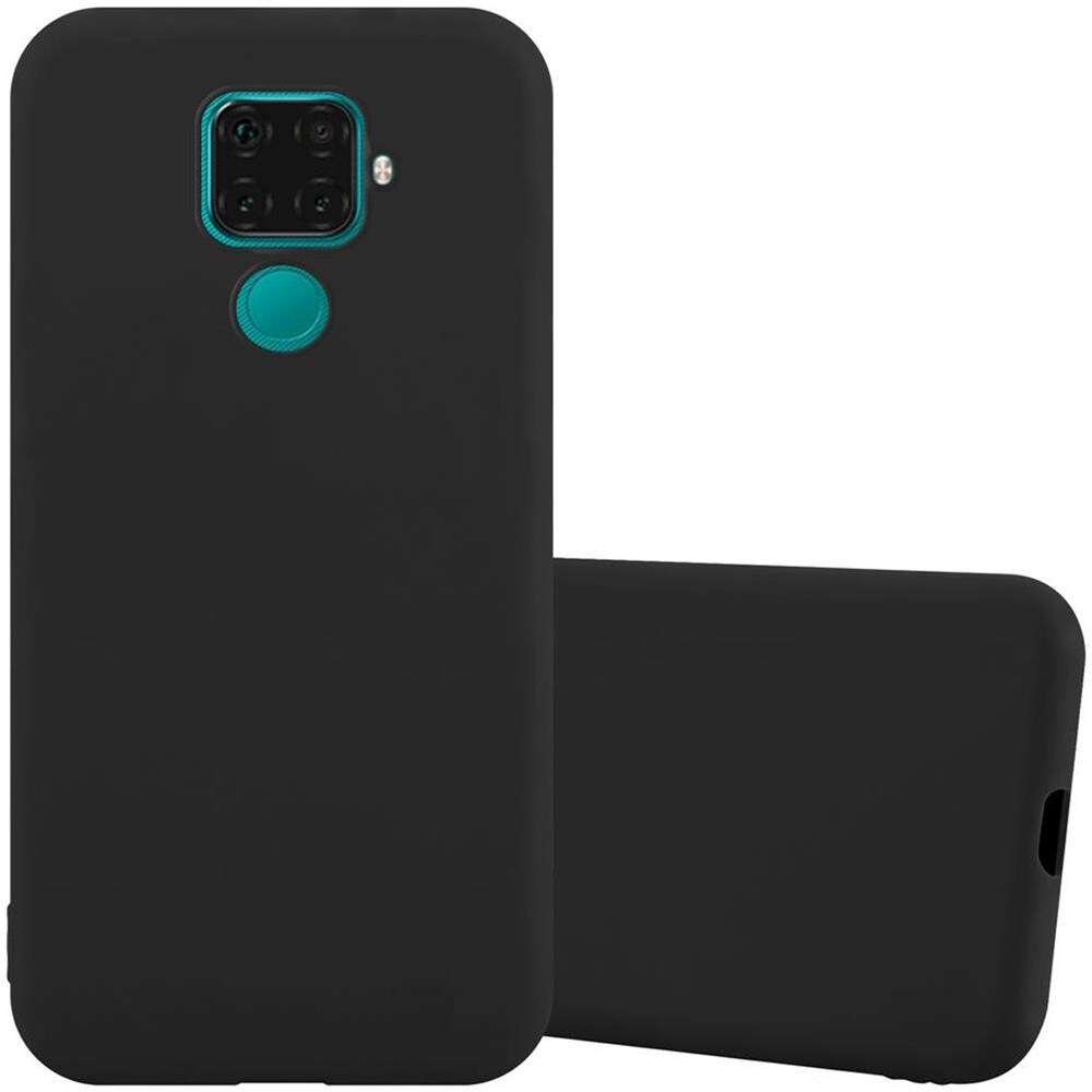 Custodia Compatibile Con Huawei Mate 30 Lite In Candy Nero - Coperchio Protettivo In Silicone Tpu Flessibile - Foto 1