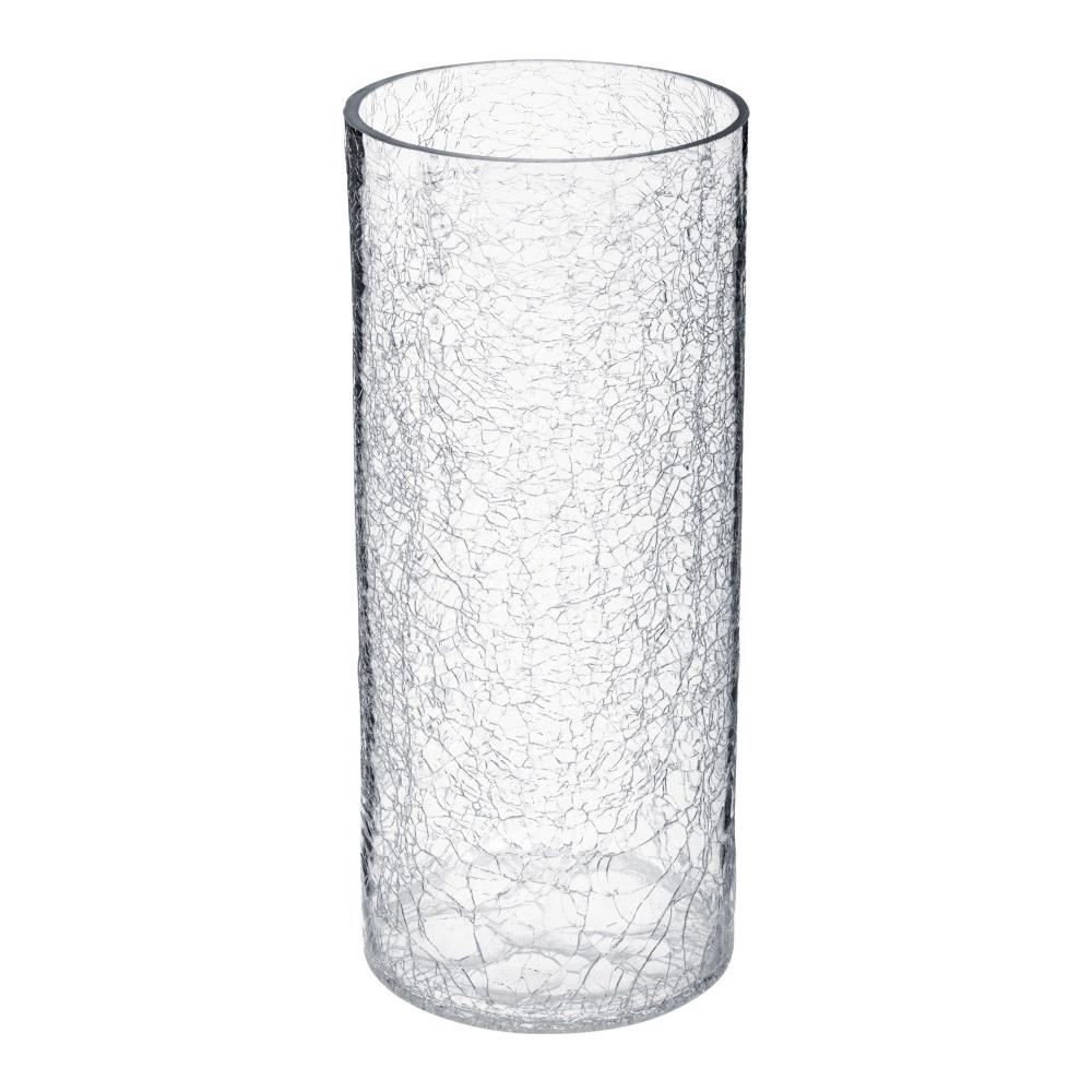 Vaso In Vetro, Effetto Vetro Congelato, 30 Cm, - Foto 1