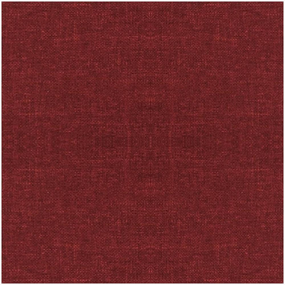 Poggiapiedi Con Gambe In Legno Rosso Vino In Tessuto - Foto 4