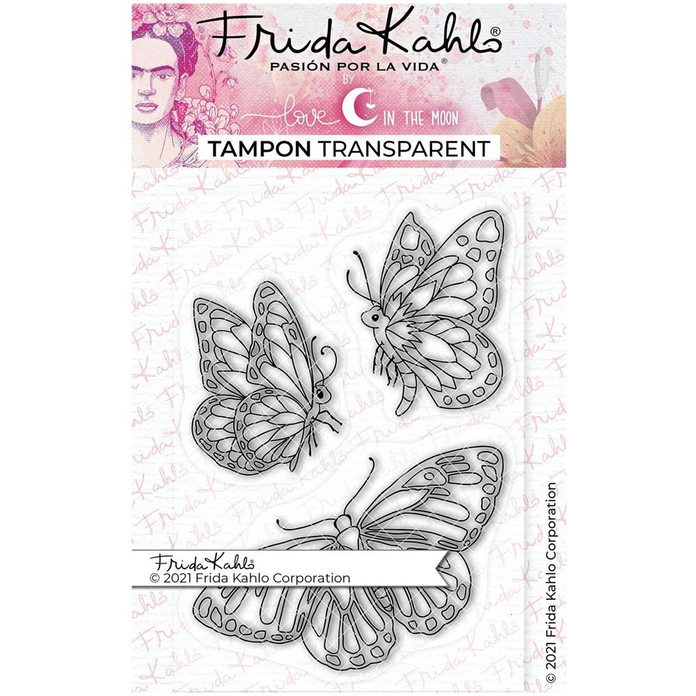 3 Timbri Trasparenti - Farfalle - 9,5 X 6,5 Cm - Foto 1