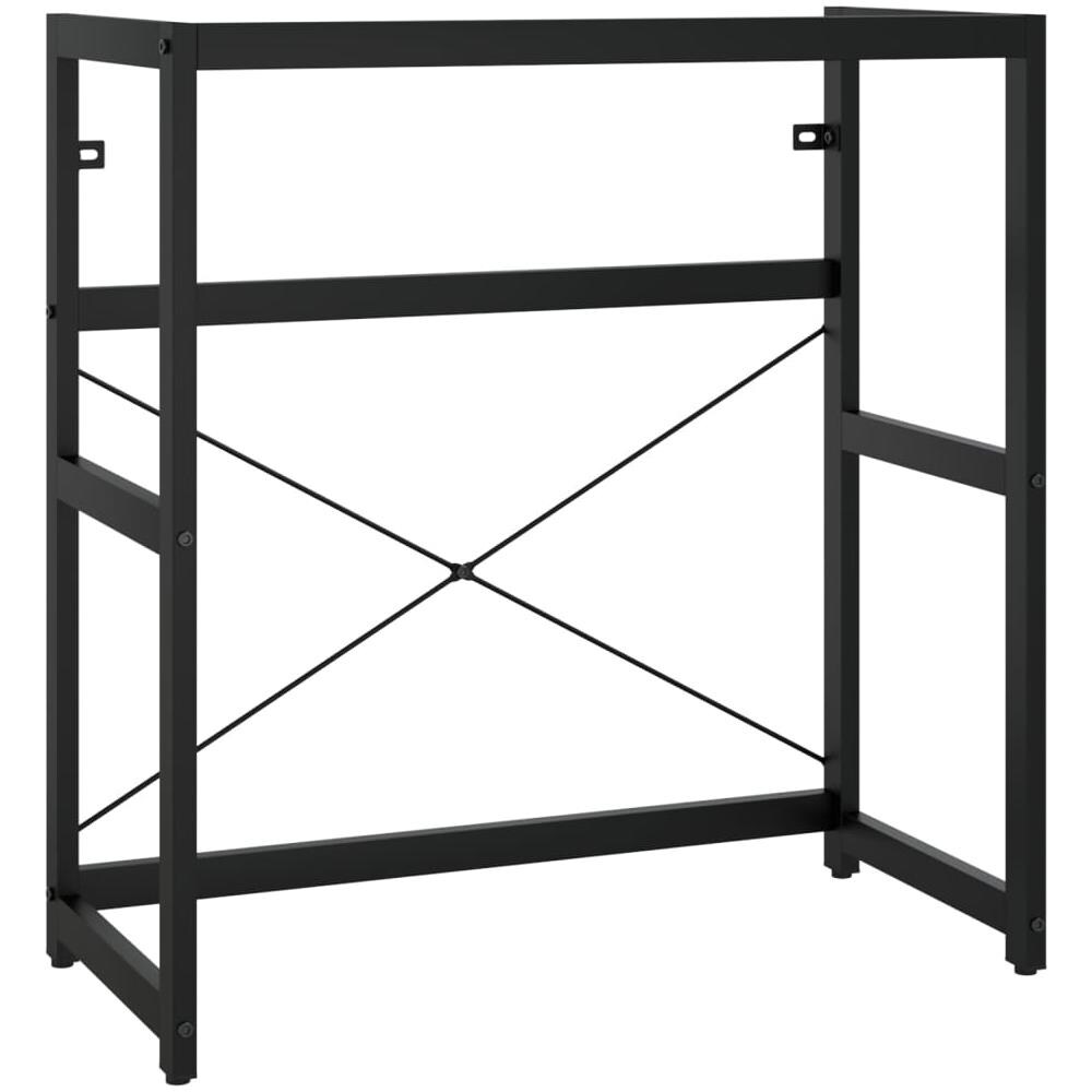 Struttura per Lavabo da Bagno Nera 79x38x83 cm in Ferro - Foto 2