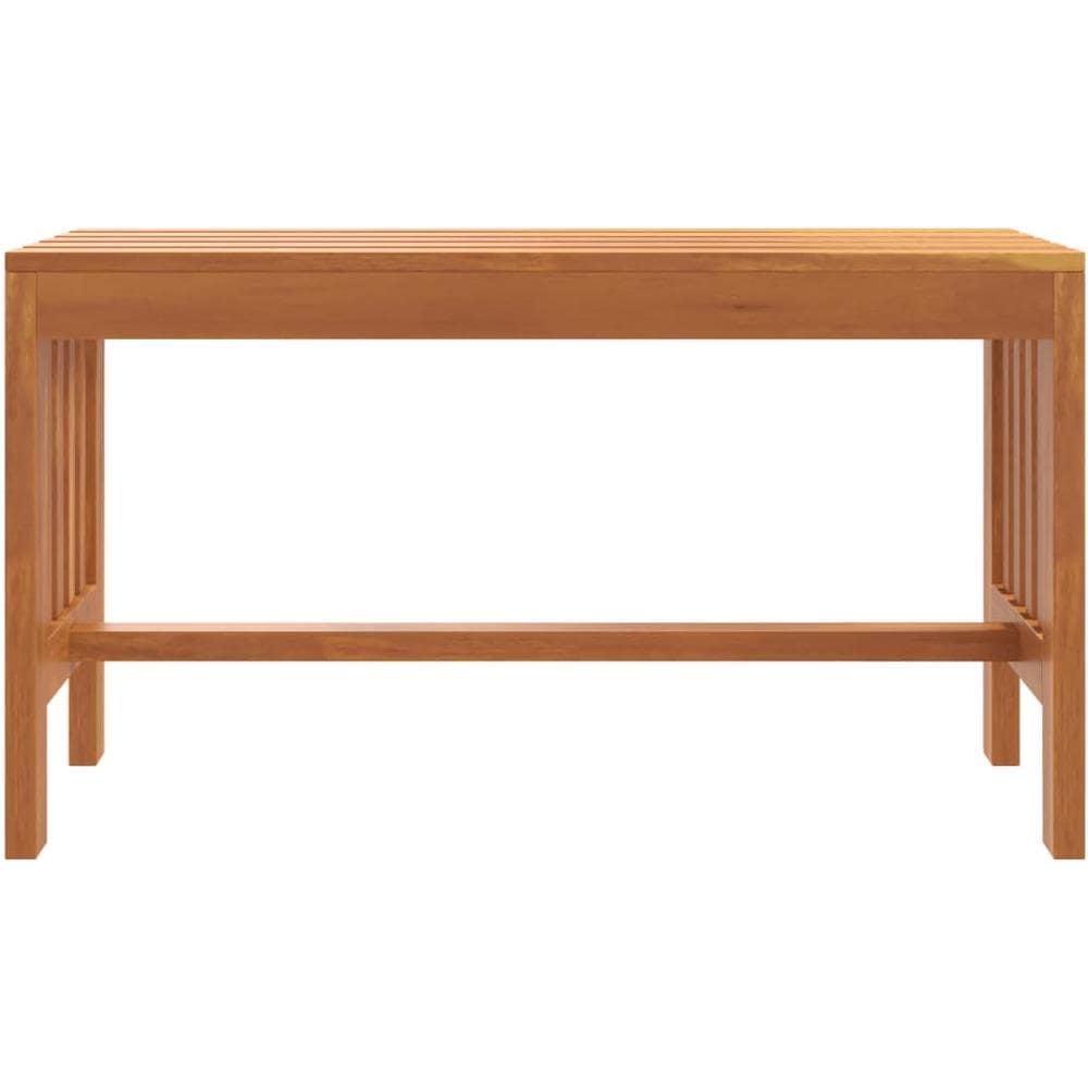 Panca da Giardino 80 cm Legno Massello di Eucalipto - Foto 3