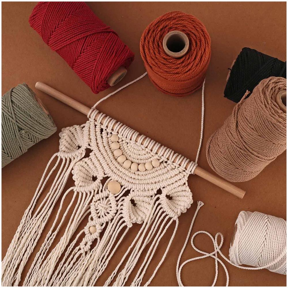 Bobina Di Cotone Riciclato 2 Mm Nero - Foto 1