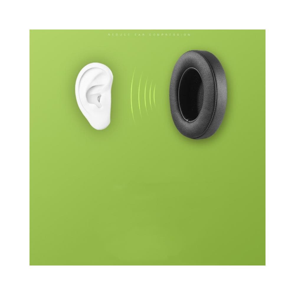 1 Paio Di Cuscinetti Auricolari In Pelle Pu Per Beats Studio 1.0 Black - Foto 2