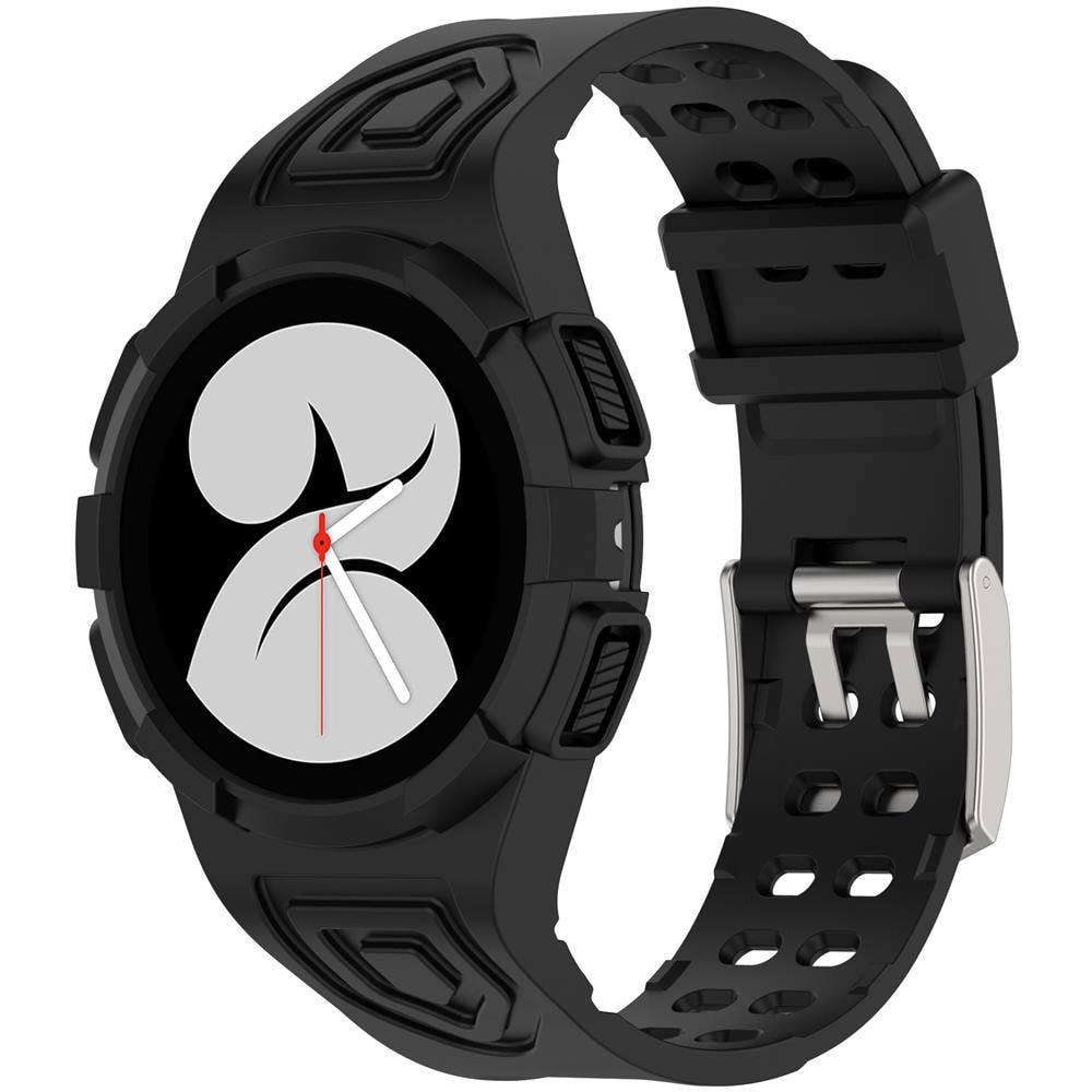 Cinturino In Tpu Per Samsung Galaxy Watch 4/5/6 44 Mm Black - Foto 2