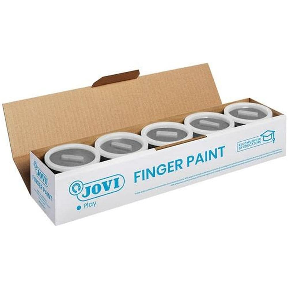 Pittura Da Usare Con Le Dita Pittura Da Usare Con Le Dita Nero 5 Pezzi 125 Ml - Foto 1