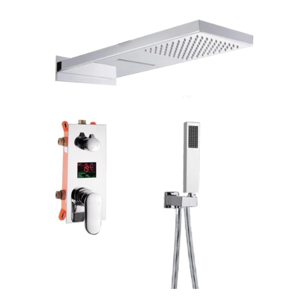 Set miscelatore doccia, Blackswan, tipo M73.12, modello cromato lucido, misura 55 cm - Foto 1