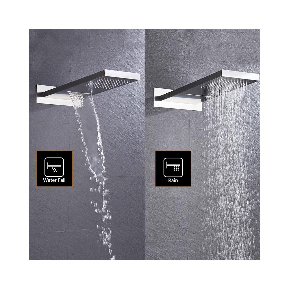 Set miscelatore doccia, Blackswan, tipo M73.12, modello cromato lucido, misura 55 cm - Foto 4