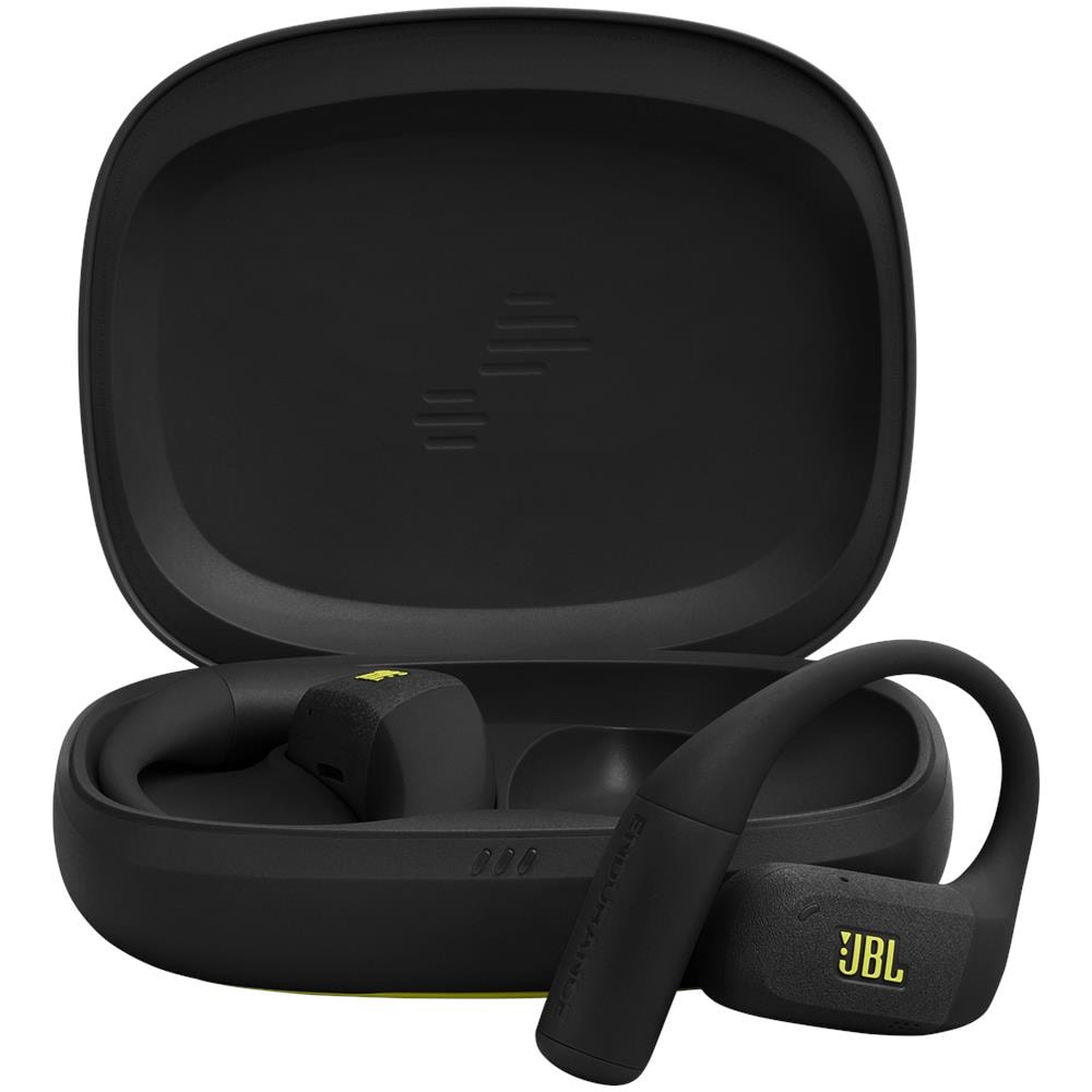 Endurance Zone Cuffie Sportive Open-Ear True Wireless con Archetto Ergonomico, colore Nero e Giallo - Foto 1