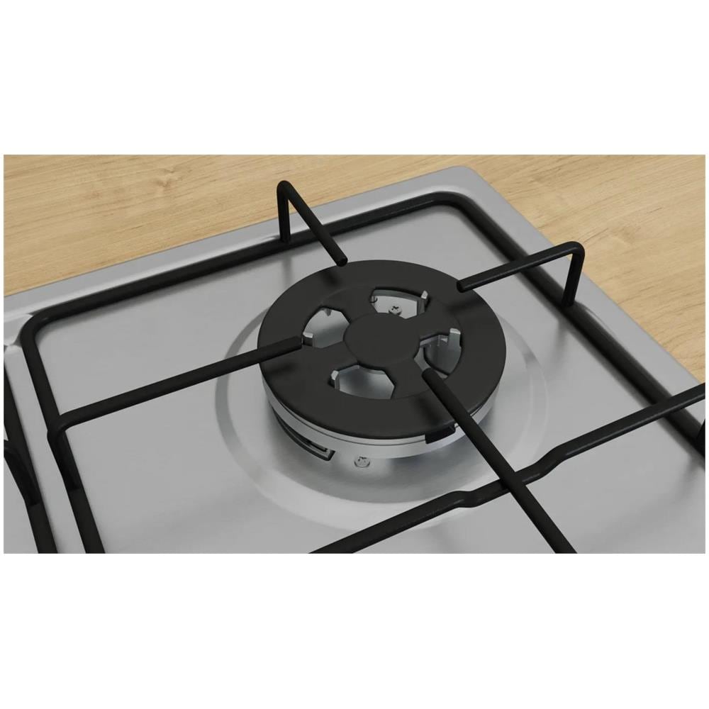 Serie 4 PGH6B5K80 Piano Cottura Acciaio Inox Da Incasso 60 cm Gas 4 Fornelli - Foto 5