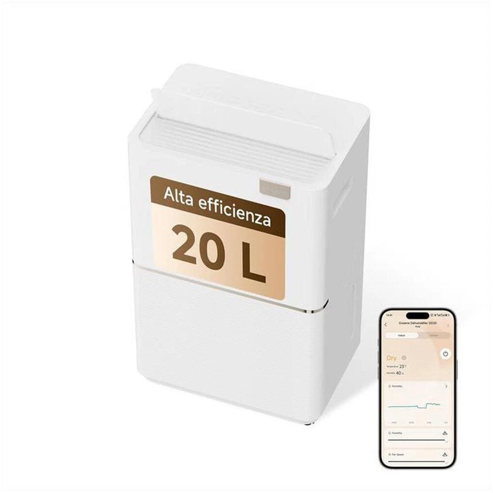 Deumidificatore DD20VIM 20L / 24h 2,5L controllo elettronico app - Foto 1