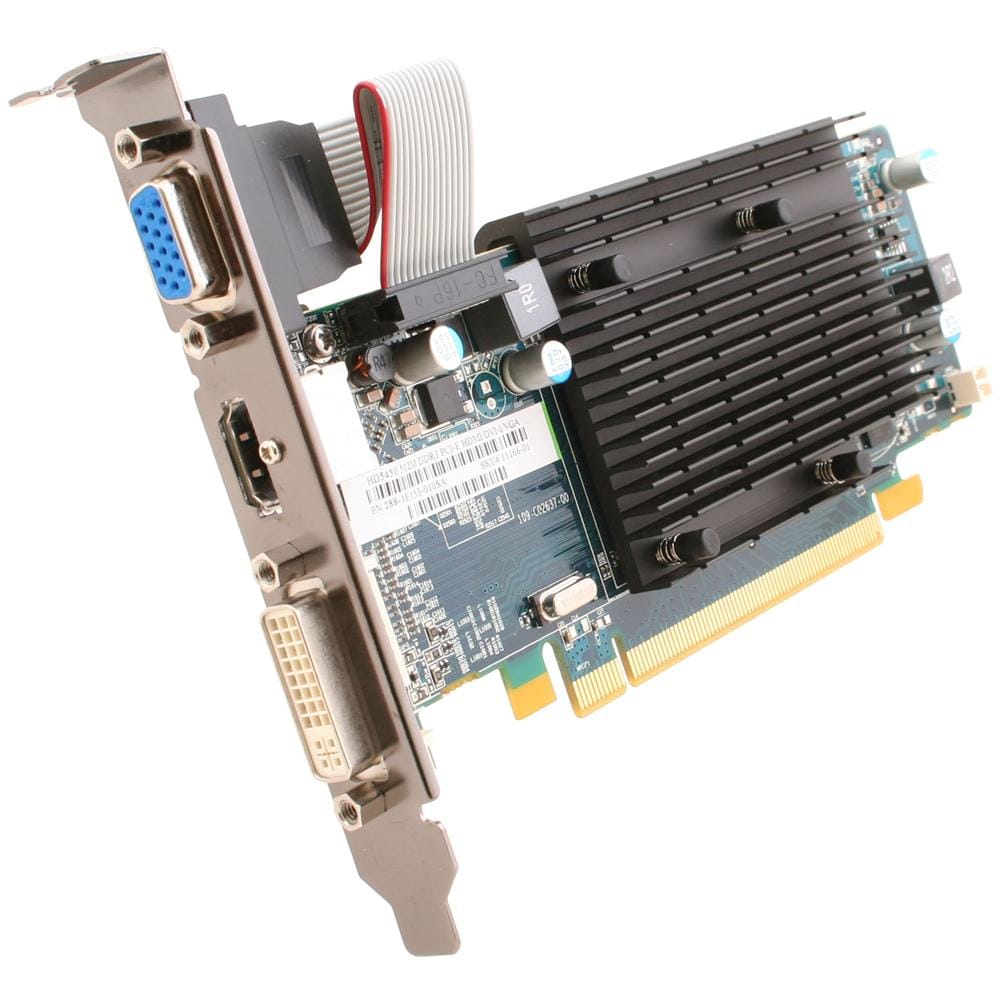 [Ricondizionato GOLD] Radeon HD 5450 512 MB DDR3 Pci-E 2.1 x16 Dual Link DVI-I / HDMI / VGA Dissipatore Passivo Low Profile (Confezione Lite Retail)  - Foto 2