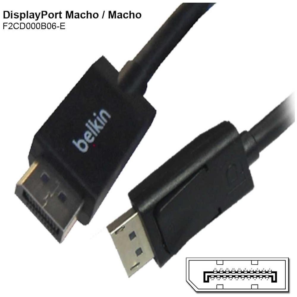 Cavo DisplayPort / DisplayPort 1.8M codice F2CD000B06-E - Foto 5