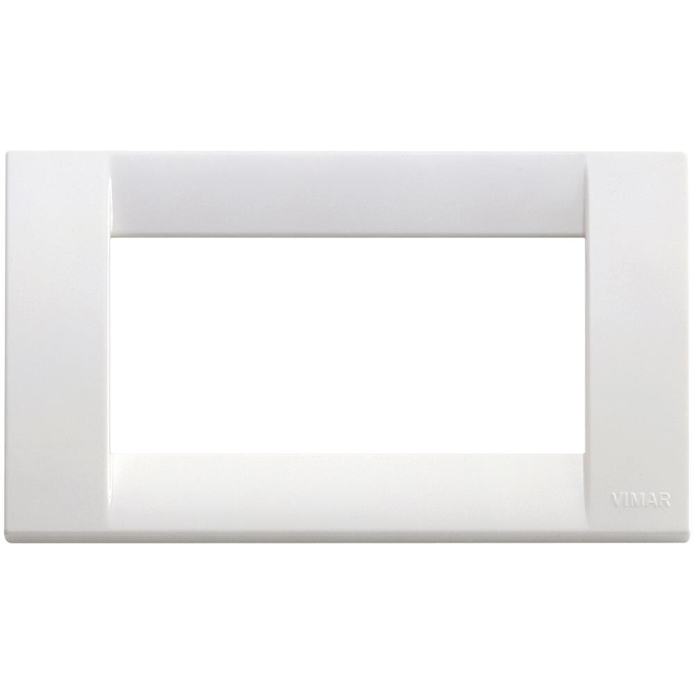 Placca Classica 4 Moduli Idea Bianco Brillante - Foto 2