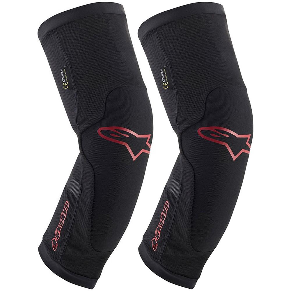 Coppia Di Ginocchiere Morbide Mtb 2019 Paragon Plus Nero Rosso (xl, Nero) - Foto 1