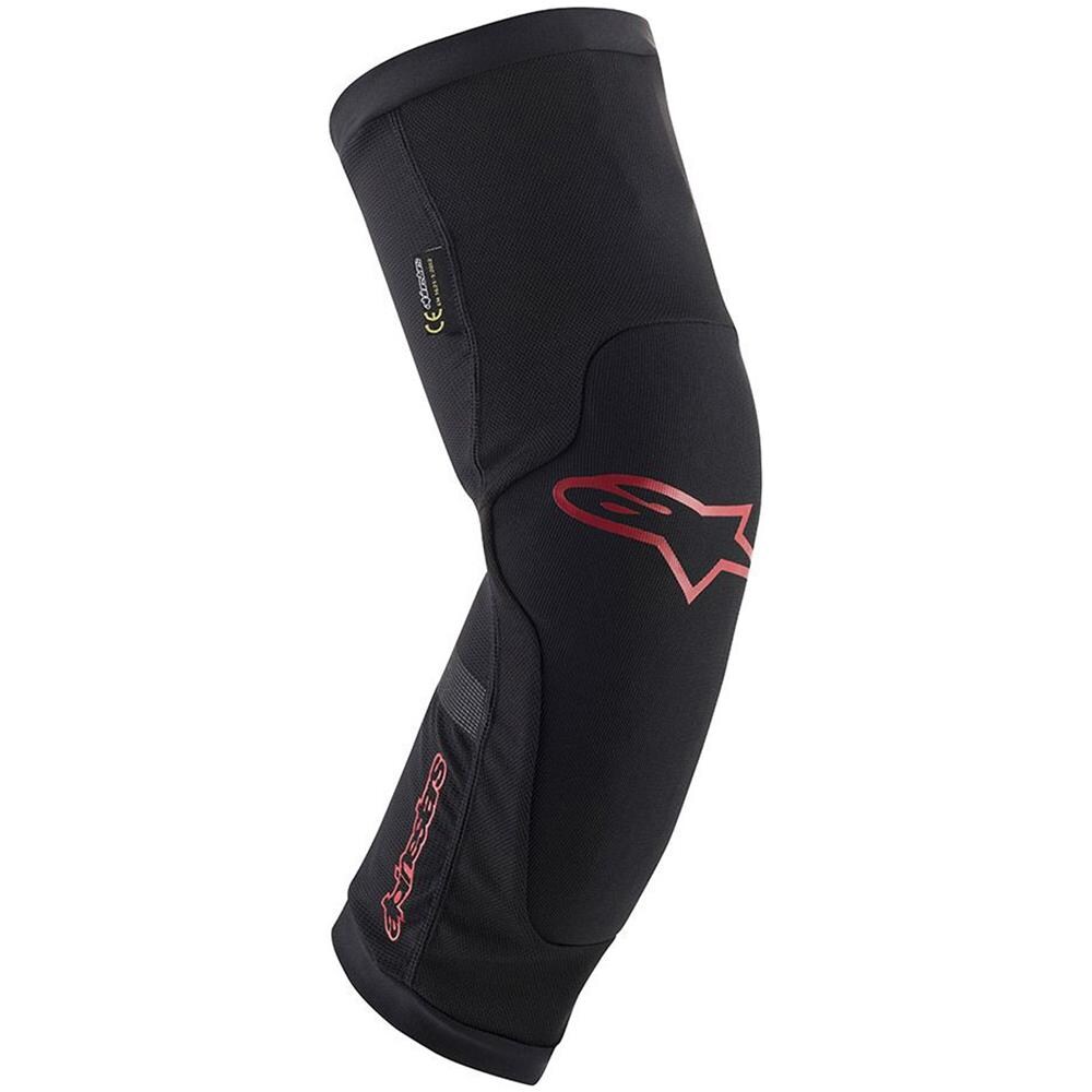Coppia Di Ginocchiere Morbide Mtb 2019 Paragon Plus Nero Rosso (xl, Nero) - Foto 3