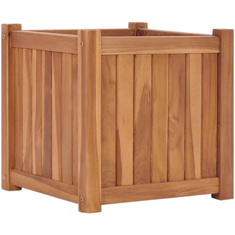 Letto Rialzato 40x40x40 Cm In Legno Massello Di Teak - Foto 1