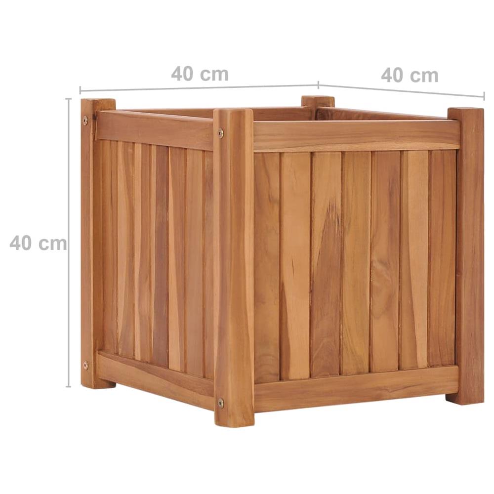 Letto Rialzato 40x40x40 Cm In Legno Massello Di Teak - Foto 6