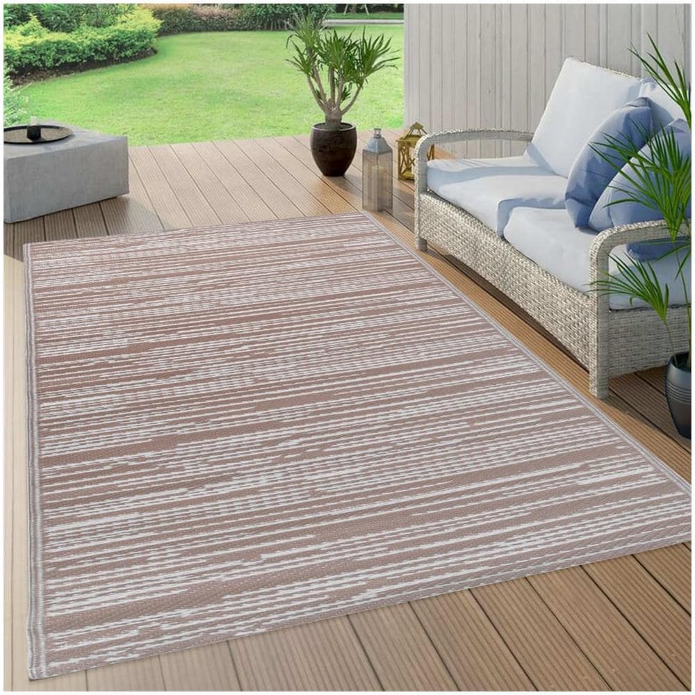 Tappeto Da Esterni Marrone 120x180 Cm In Pp - Foto 1