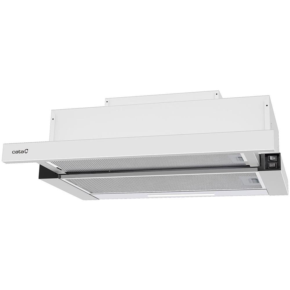 Cappa Tfh 6630 Wh Telescopica, Classe Di Efficienza Energetica A+, Larghezza 60 Cm, 605 M³ / h, Touch Control, Led, Bianco - Foto 2