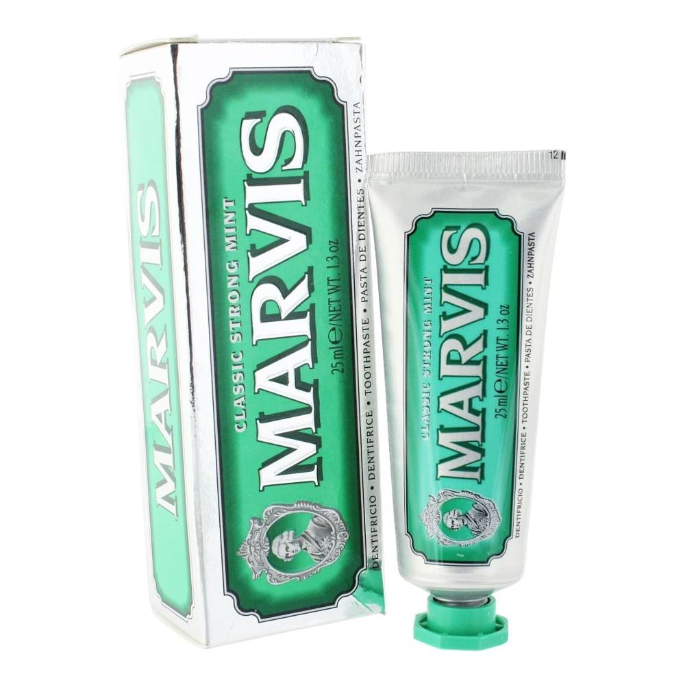 Dentifricio Classic Strong Mint 25 Ml Argento / verde - Foto 2