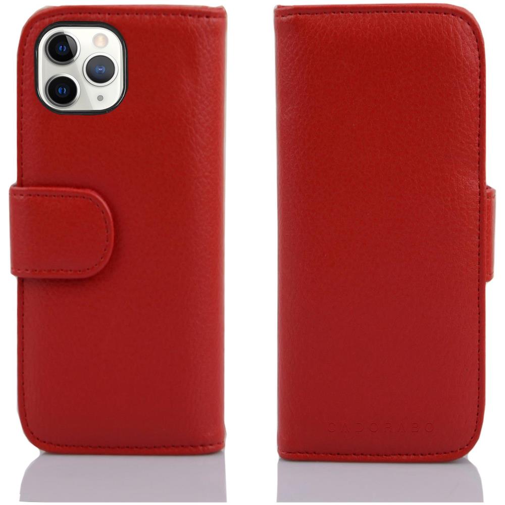 Custodia Compatibile Con Apple Iphone 13 Pro Max In Rosso Cremisi - Coperchio Protettivo Con Chiusura Magnetica E 3 Slot Per Carte - Foto 8