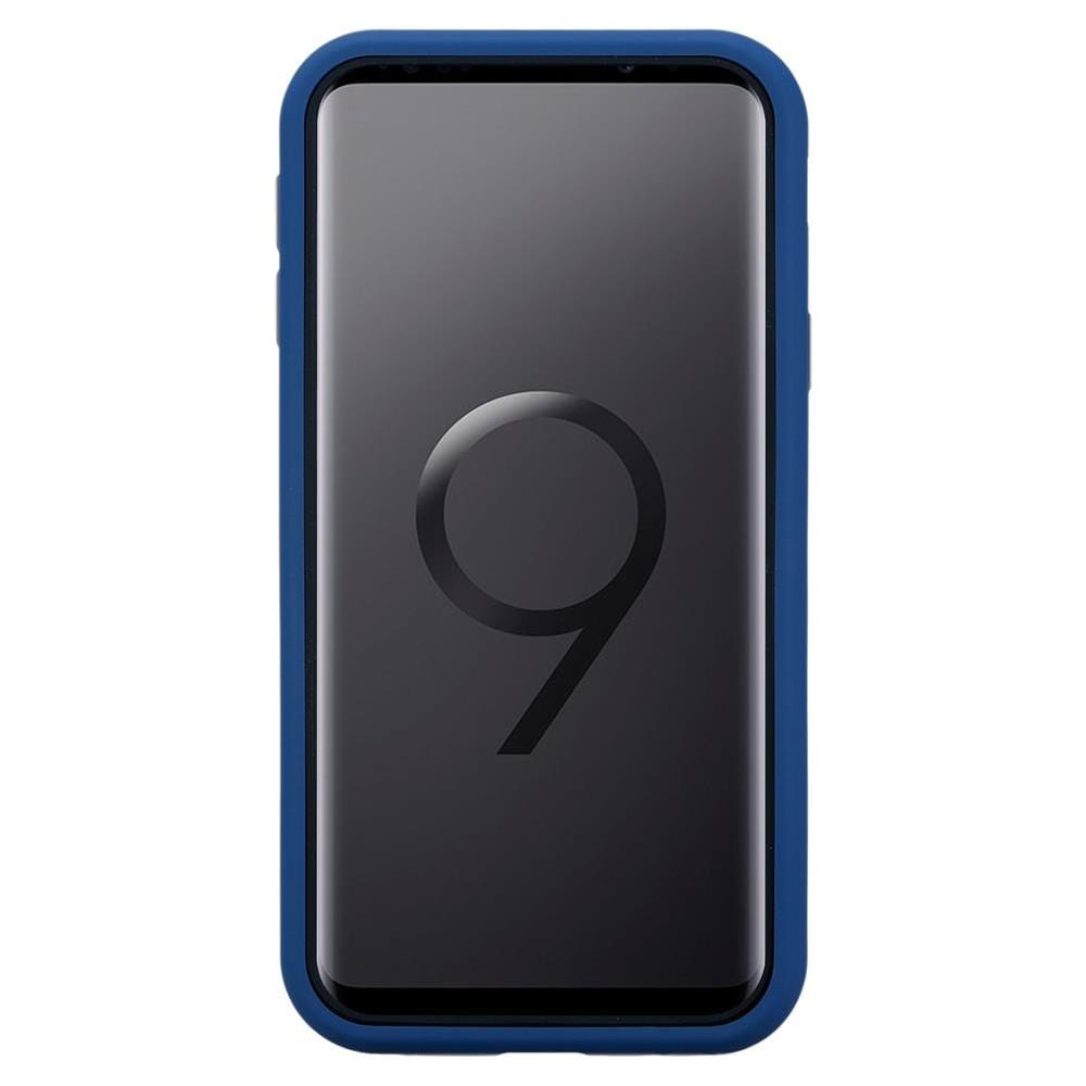 Custodia Compatibile Con Samsung Galaxy S9 Plus In Blu Scuro - Coperchio Protettivo Ibrido Con Silicone Tpu All'interno E 2 Pezzi Di Plastica All'esterno - Foto 8