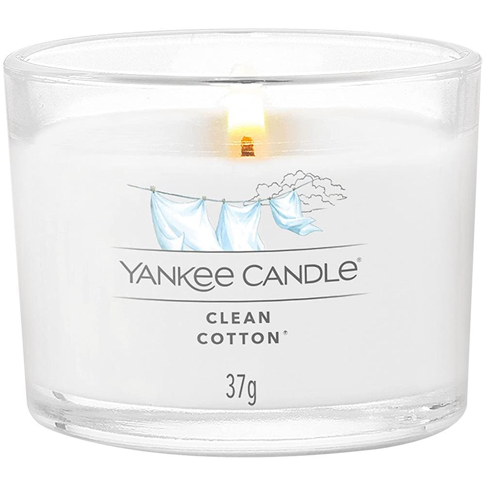 Set 3 Candele Clean Cotton Bianco - Foto 2