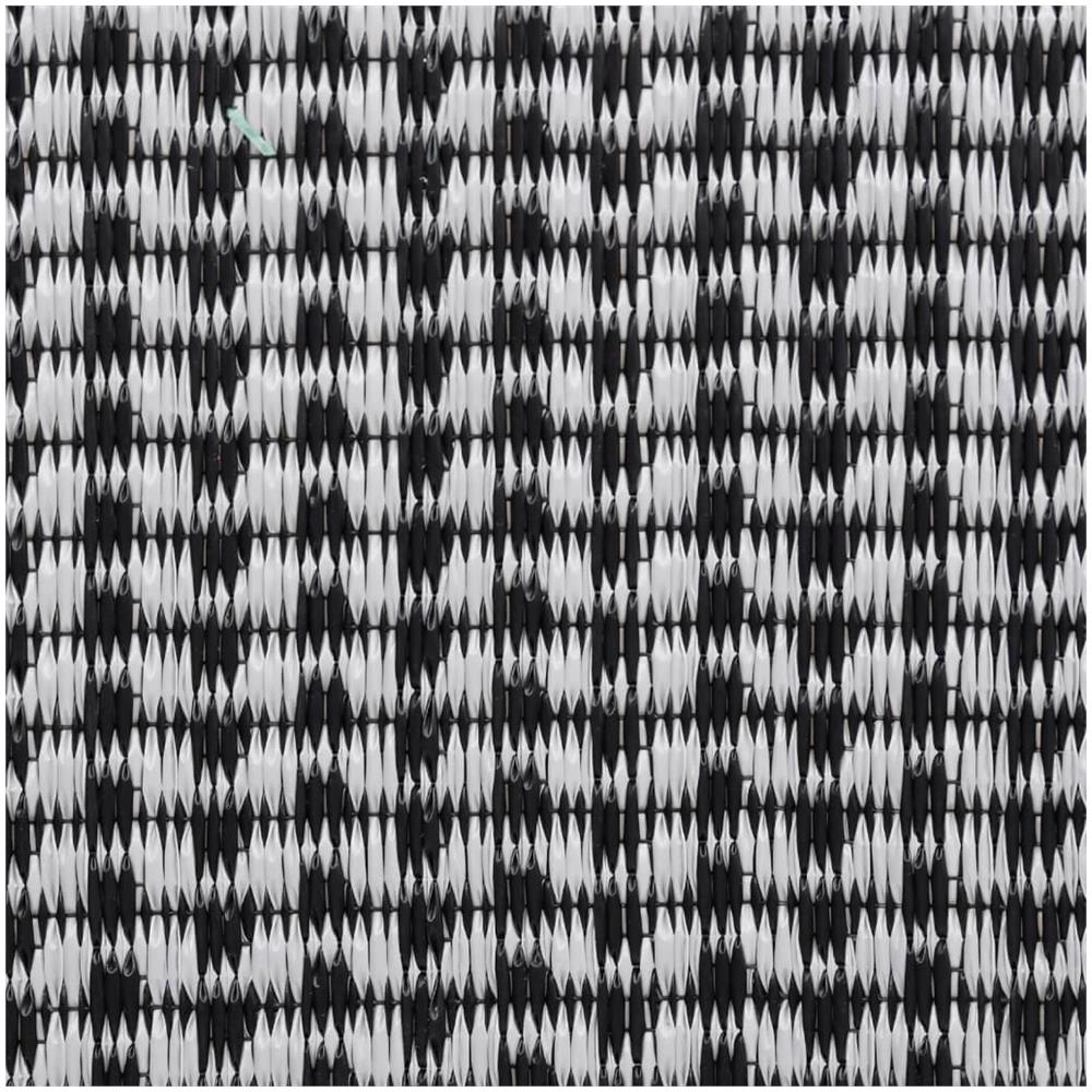 Tappeto Da Esterni Nero 140x200 Cm In Pp - Foto 2