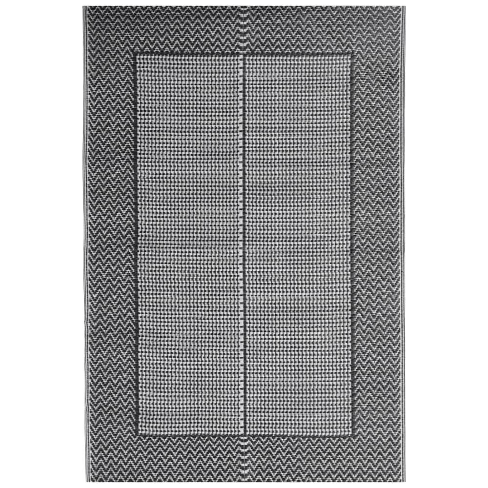 Tappeto Da Esterni Nero 140x200 Cm In Pp - Foto 1