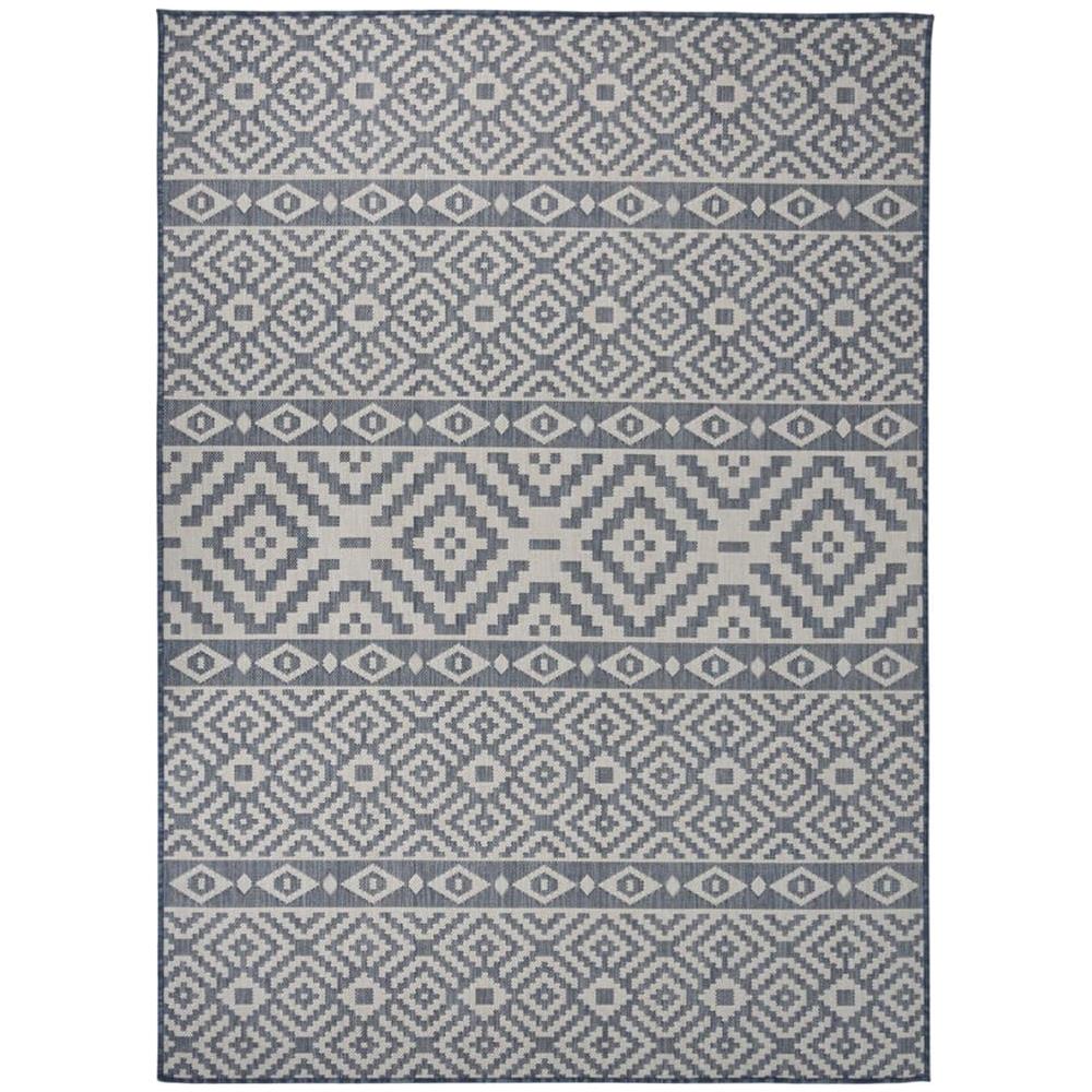 Tappeto Da Esterni A Tessitura Piatta 200x280 Cm Strisce Blu - Foto 1