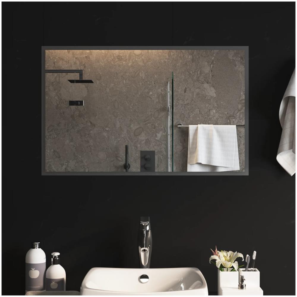 Specchio Da Bagno Con Luci Led 80x50 Cm - Foto 5