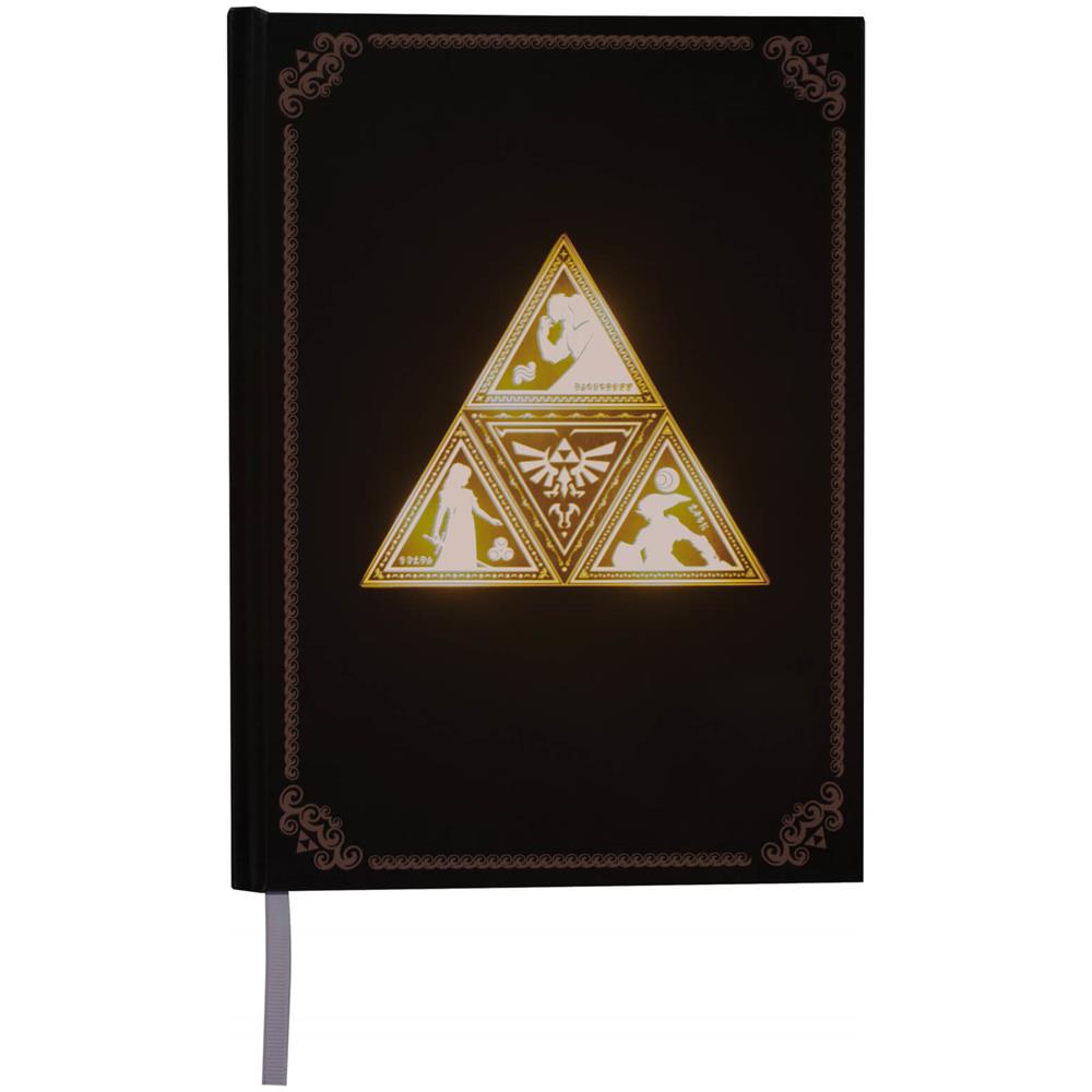 Zelda - Paladone - Quaderno Luminoso - Light Up Book - Triforce - 200 Pg - A5 - Foto 2