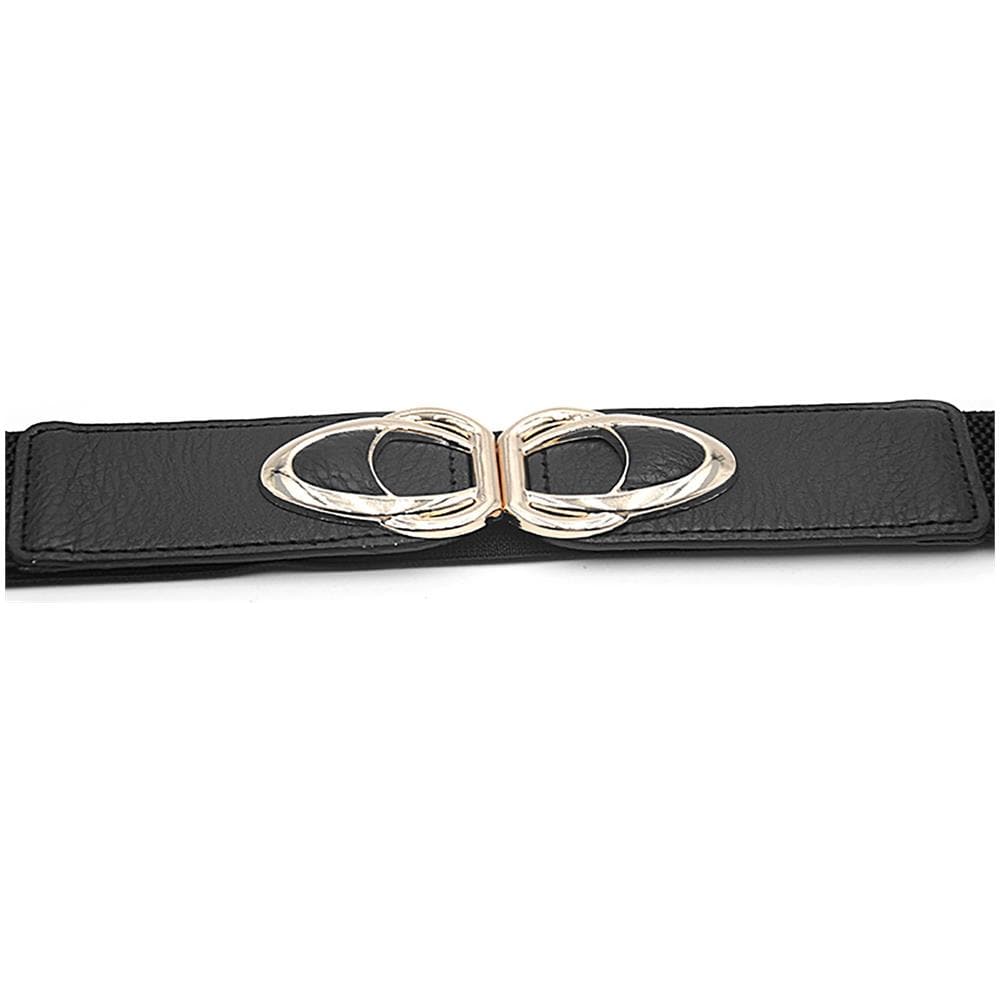 Cintura Larga Elastica Casual Alla Moda Black - Foto 5