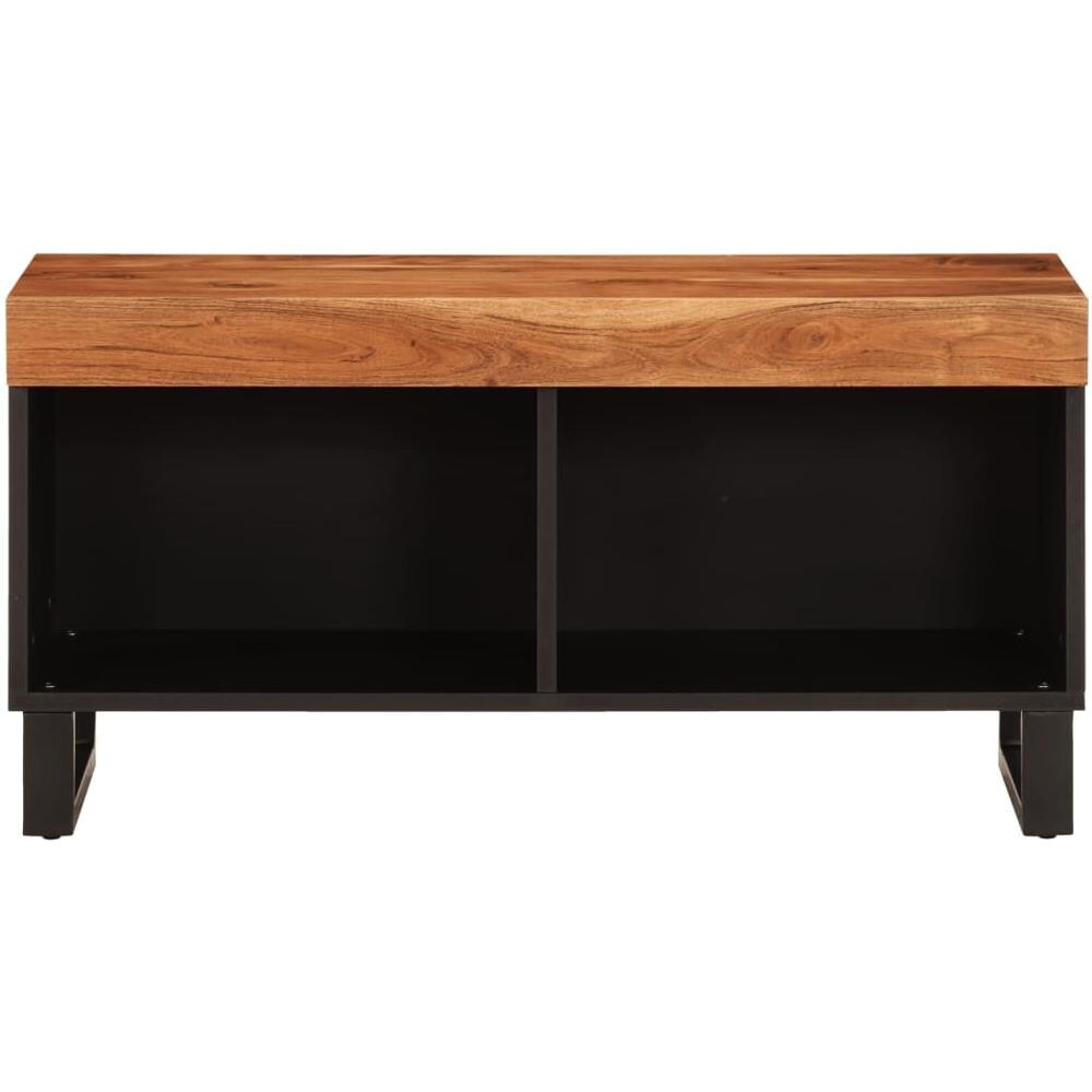 Mobile Porta Tv 85x33x43,5 Cm In Legno Massello Di Acacia - Foto 3