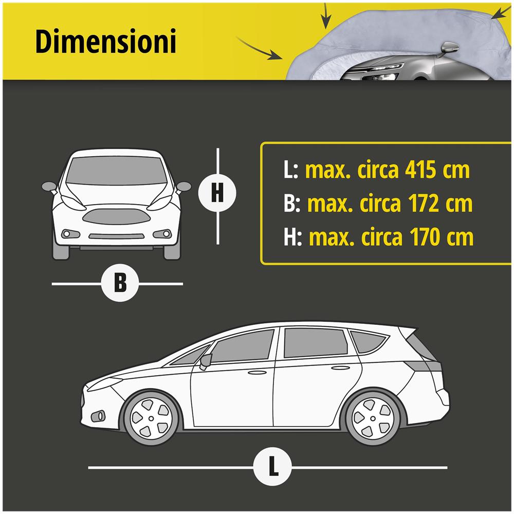 Telone Protettivo All Weather Premium Size 8 Grigio - Foto 7
