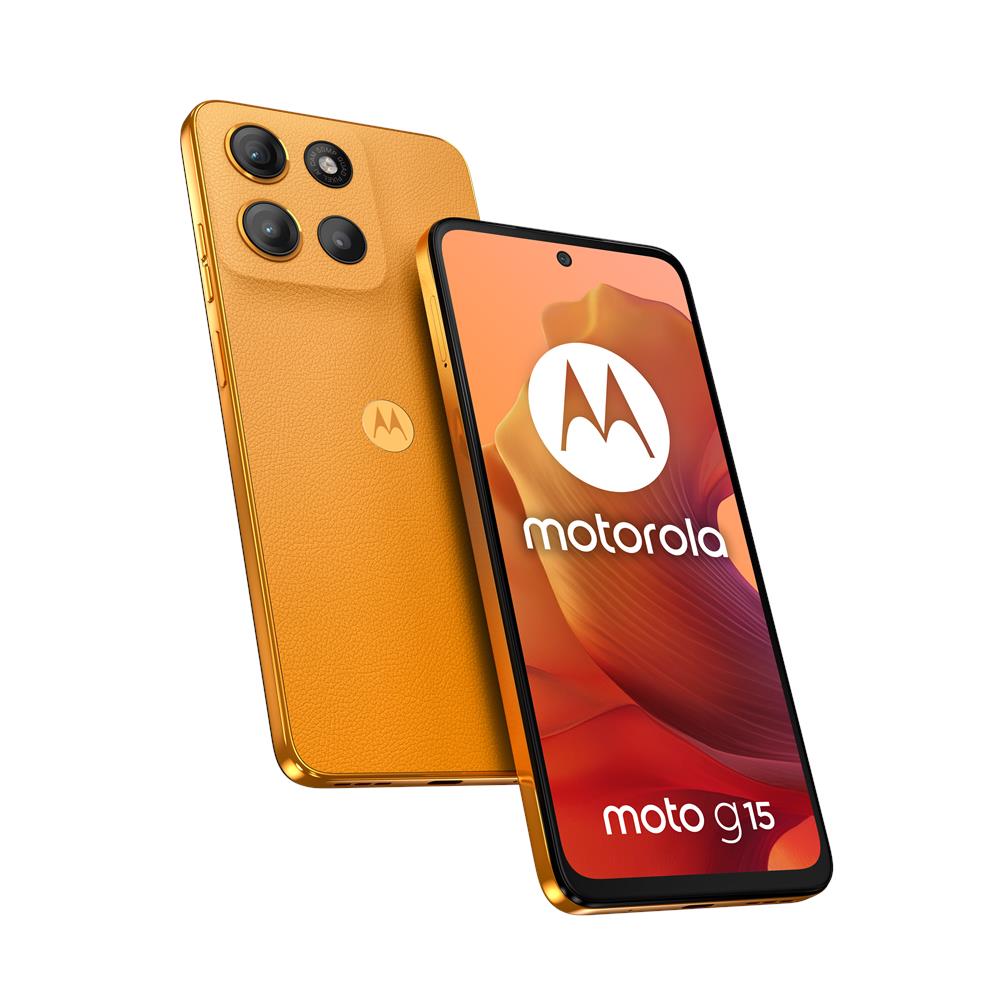 Moto G15 4G 256GB 8GB Ram Display 6.72" Main Camera 50MP Doppia SIM Android 15 USB tipo-C 5200 mAh Sunrise Orange - Foto 1