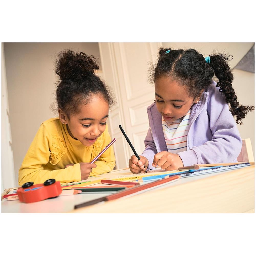 Trio thick - Matita colorata triangolare - Confezione da 12 - Rosa - Foto 2