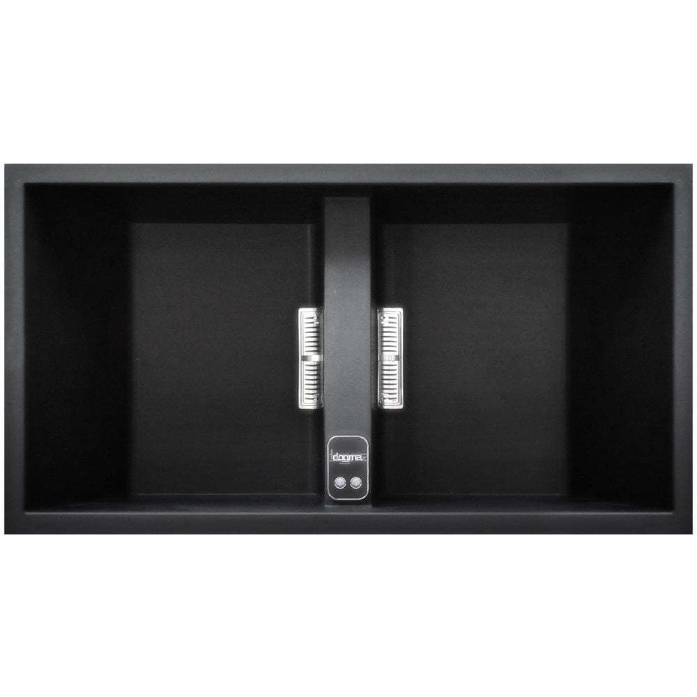 Lavello incasso keratek plus 2 Vasche 95 x 51 Colore nero - Foto 1