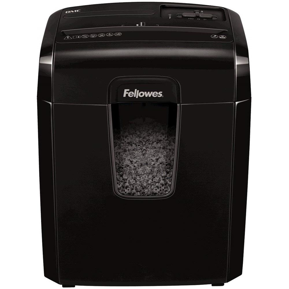 Distruggidocumenti a Microframmenti Powershred 8Mc con Cestino da 14L Capacità di taglio 8 Fogli Colore Nero - Foto 1