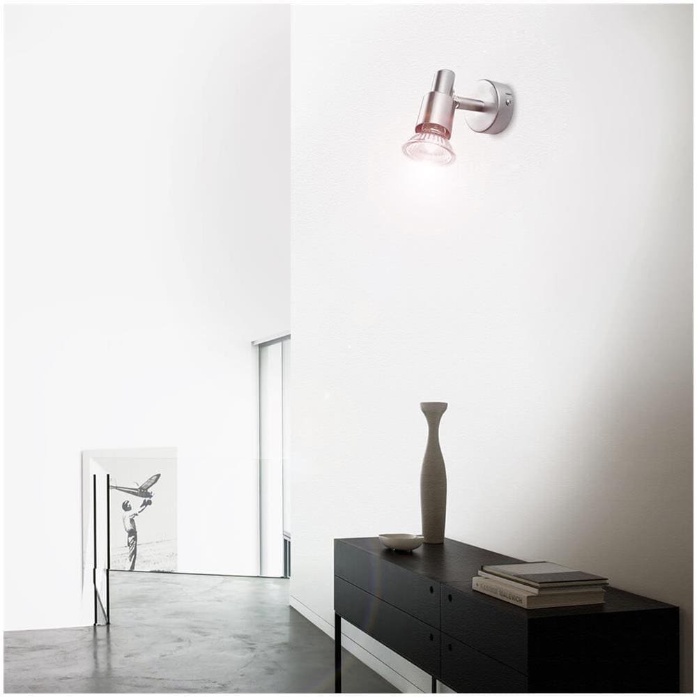 Lampada Da Parete / soffitto 50w Gu10 Nickel - Foto 2