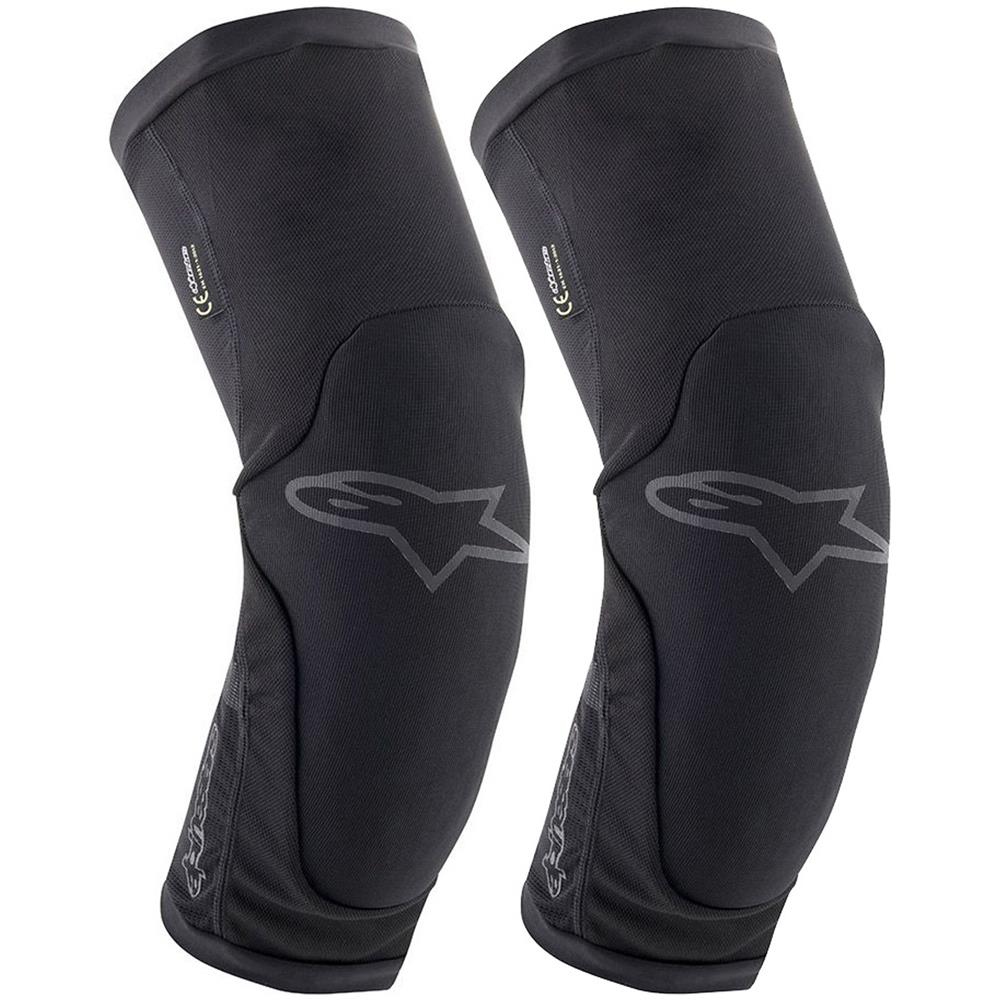 Coppia Di Ginocchiere Morbide Mtb Alpinestars 2019 Paragon Plus Nero (xxl, Nero) - Foto 1