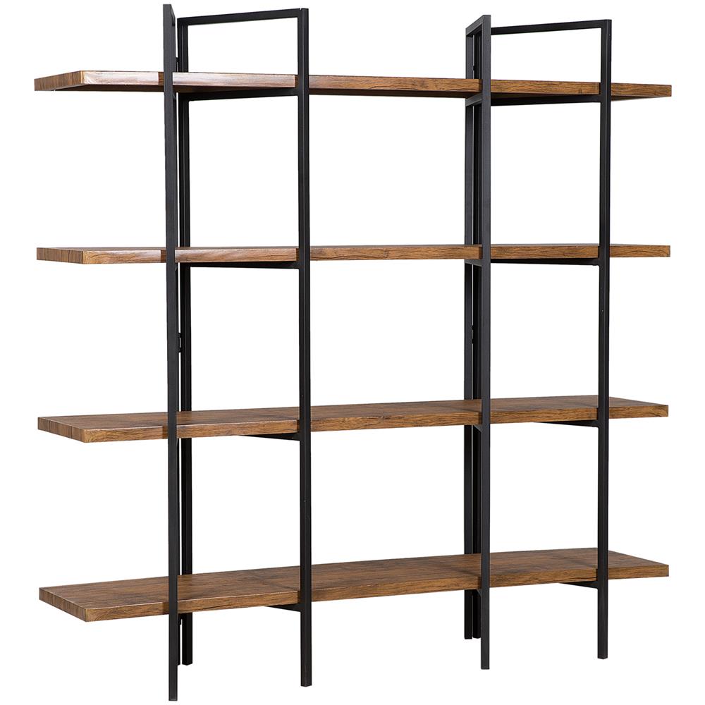 Libreria A 4 Ripiani In Color Noce Scuro Compton - Foto 1