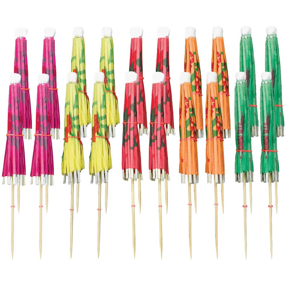 Amscan - 20 Stecchini Ombrelli Multicolor - Foto 1