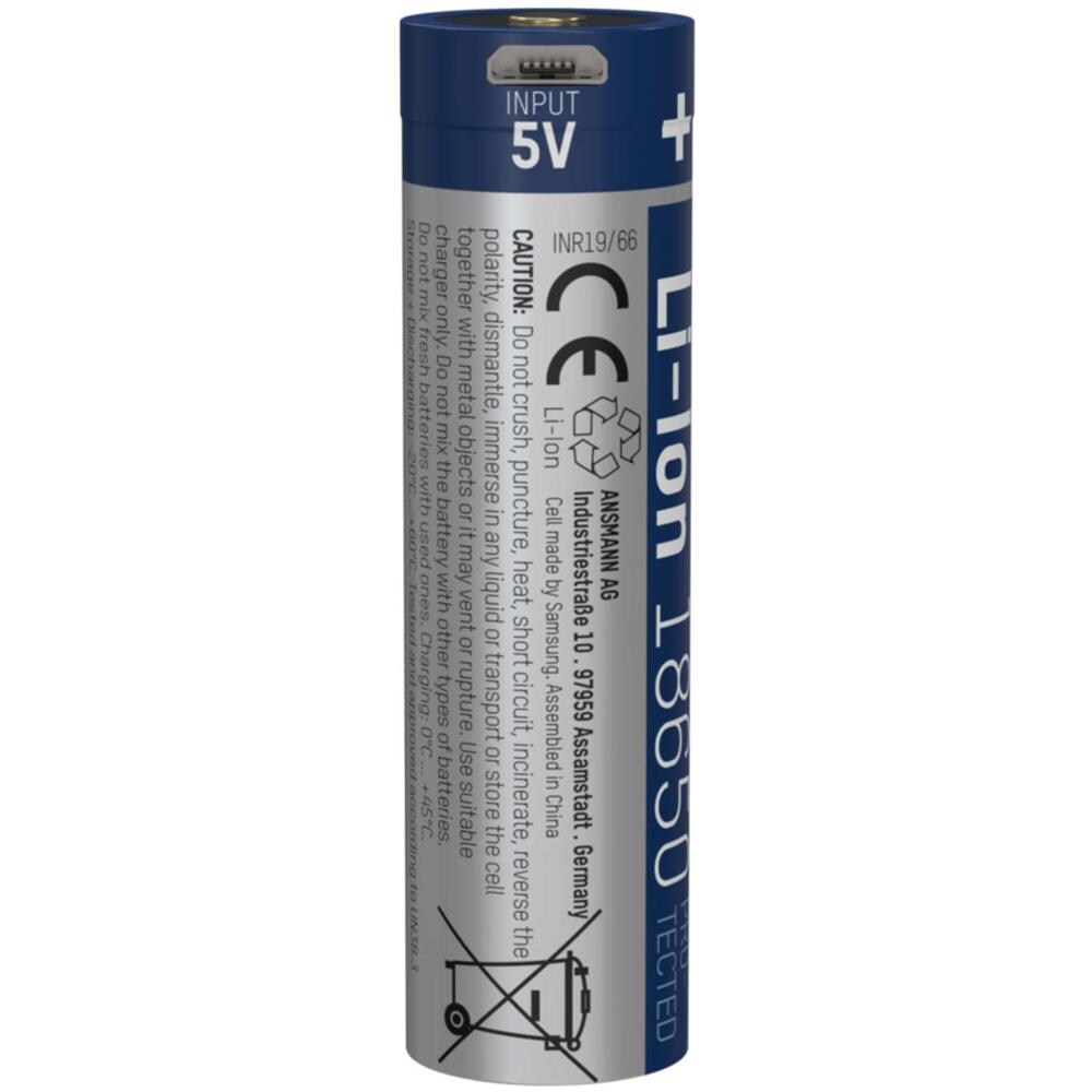 Ansmann 1307-0003 batteria per uso domestico Batteria ricaricabile 18650 Ioni di Litio - Foto 2