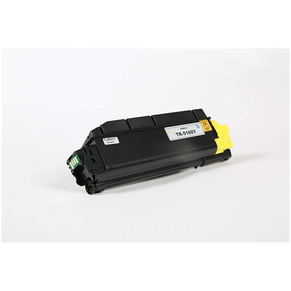 TONER COMPATIBILE - Kyocera Tk-5160y Giallo 1t02ntanl0 Per Ecosys P7040cdn Fornito Di Intelligent Chip Capacità 12000 Copie Made In Italy - Foto 2