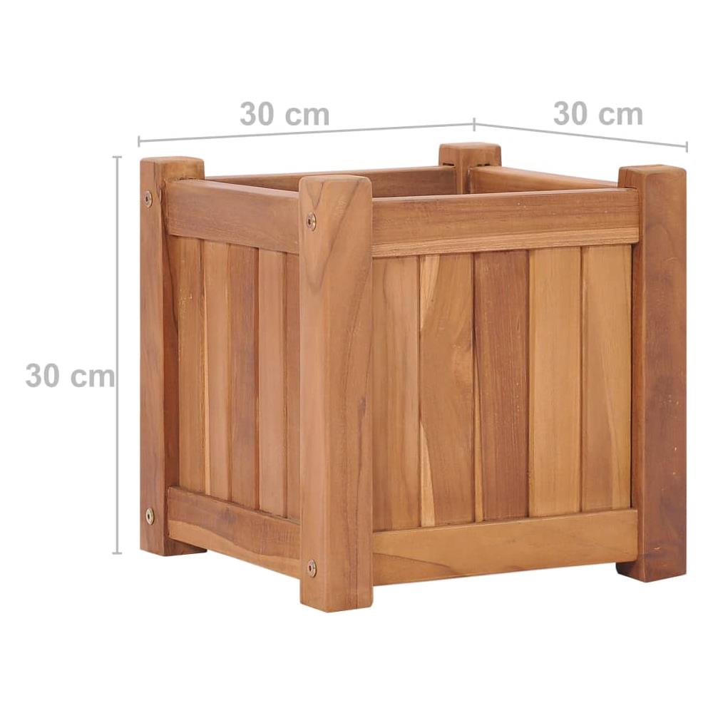 Letto Rialzato 30x30x30 Cm In Legno Massello Di Teak - Foto 8