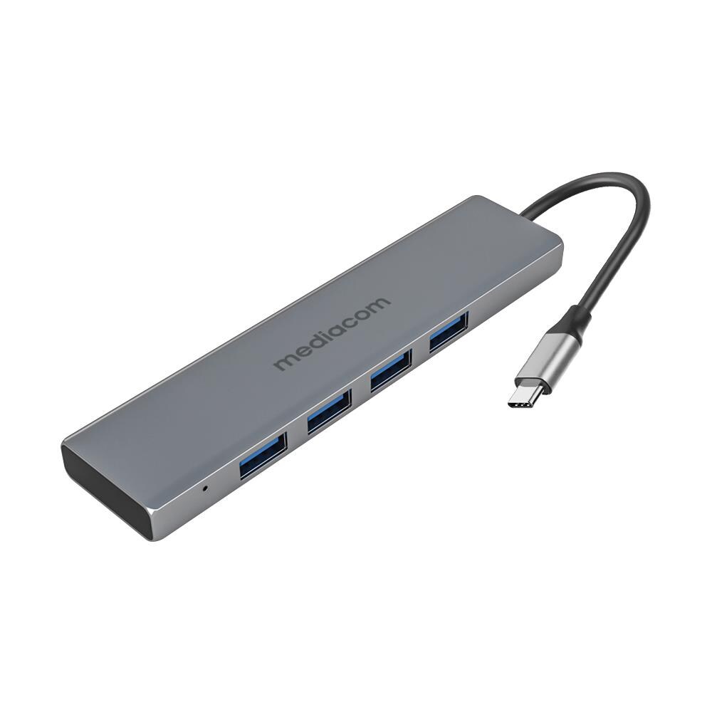 MD-C301 hub di interfaccia USB 3.2 Gen 1 (3.1 Gen 1) Type-A Alluminio - Foto 1