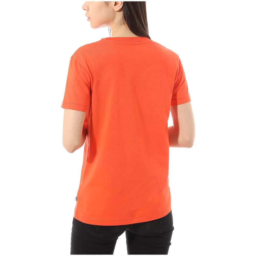 T-shirt Da Donna Brand Striper Arancione Taglia S Codice Vn0a4dodyep - Foto 2