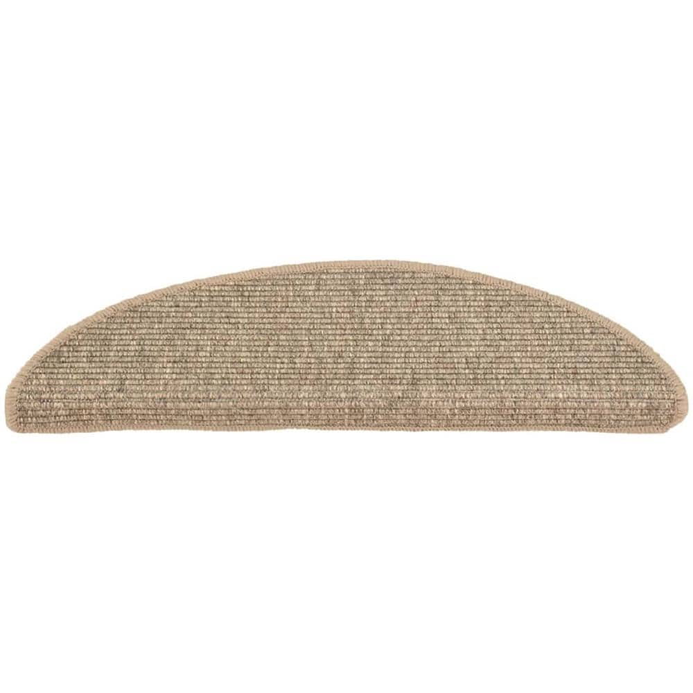 Tappeti Adesivi Scale 15 pz 56x17x3 cm Beige Scuro - Foto 7